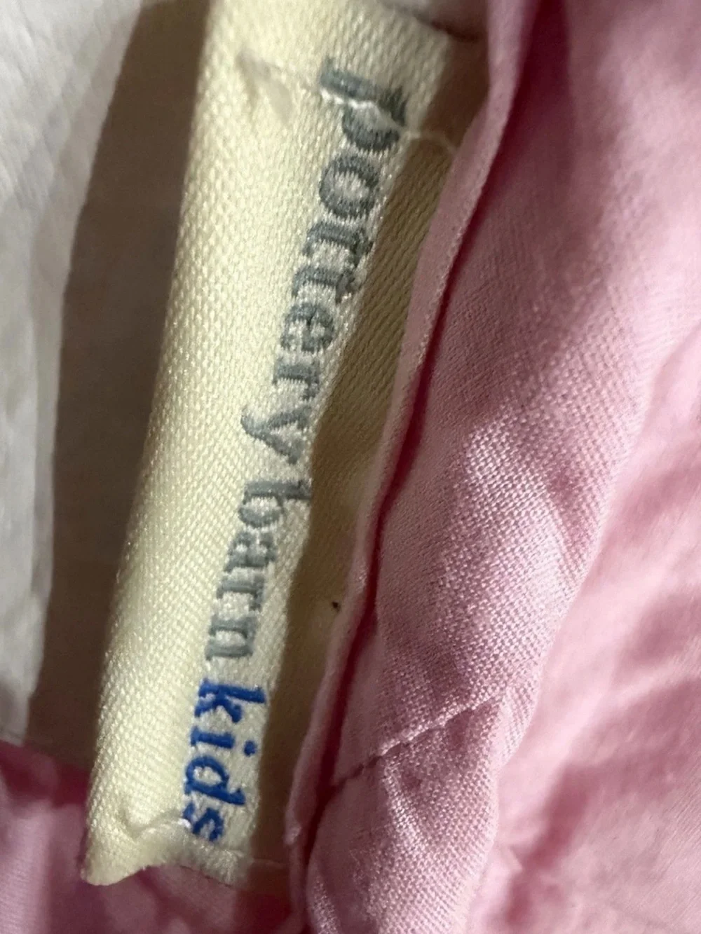 Y2K pottery barn kids crib size quilt & pillow sham